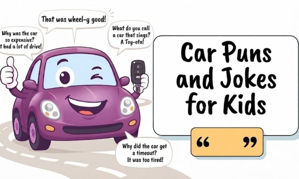 Car Puns and Jokes for Kids