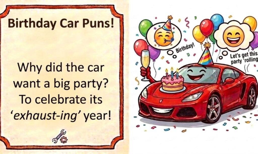 Car puns for birthday