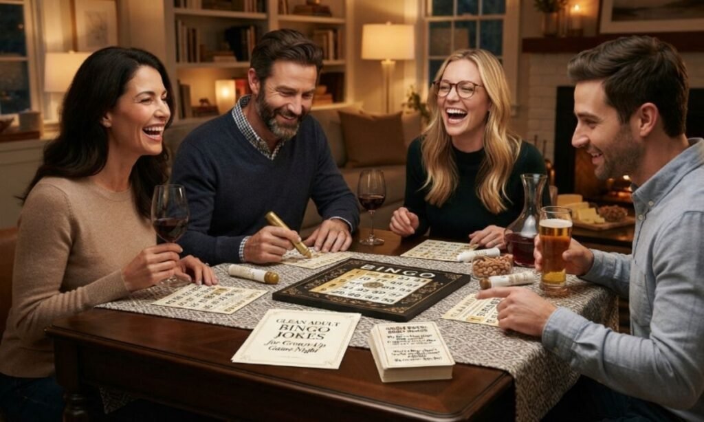Clean Adult Bingo Jokes for Grown-Up Game Night