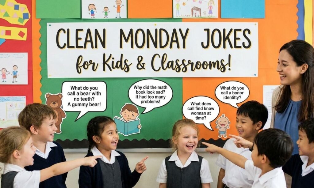 Clean Monday Jokes for Kids and Classrooms