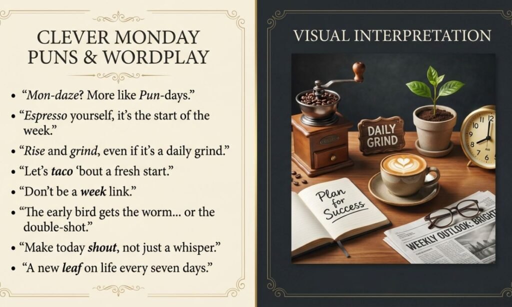 Clever Monday Puns and Wordplay