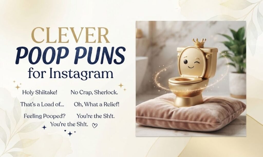 Clever Poop Puns for Instagram