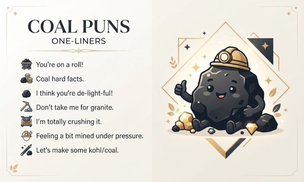 Coal Puns One Liners
