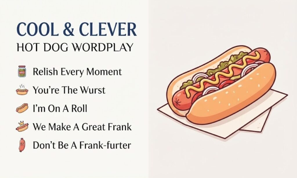 Cool & Clever Hot Dog Wordplay