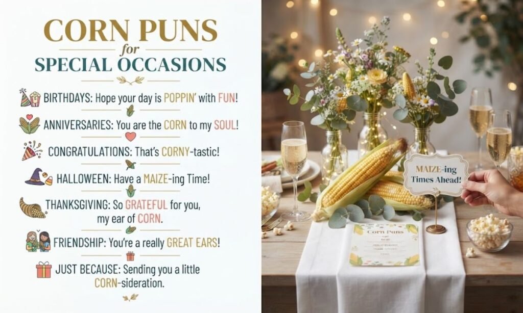 Corn Puns for Special Occasions