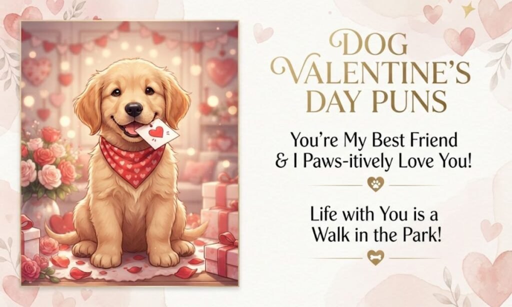 Dog Valentine's Day Puns