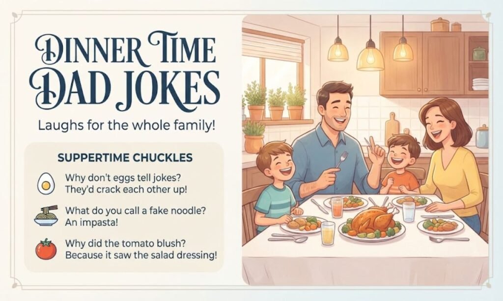 Dinner, Kitchen, and Suppertime Dad Jokes