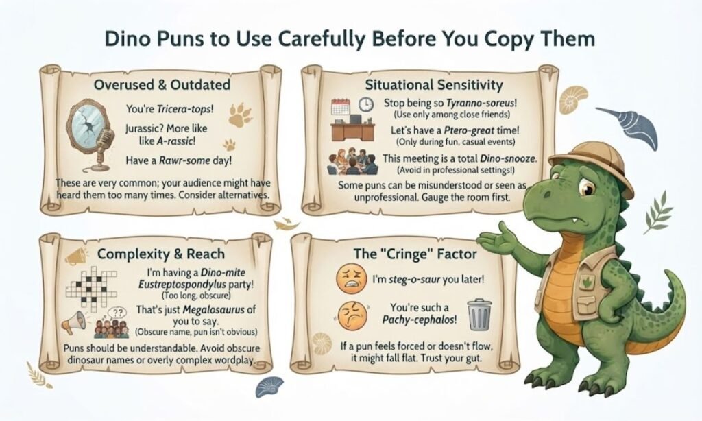 Dino Puns to Use Carefully Before You Copy Them