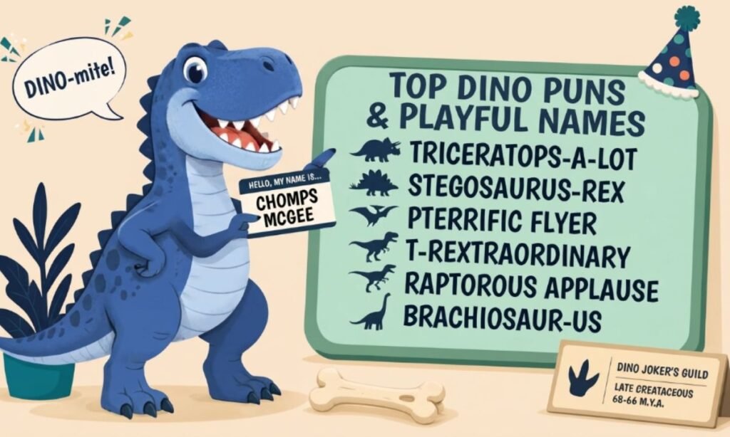 Dino puns names