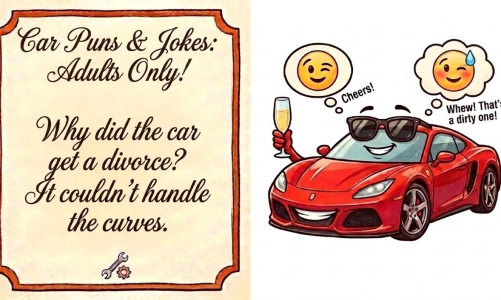 Dirty car puns and jokes
