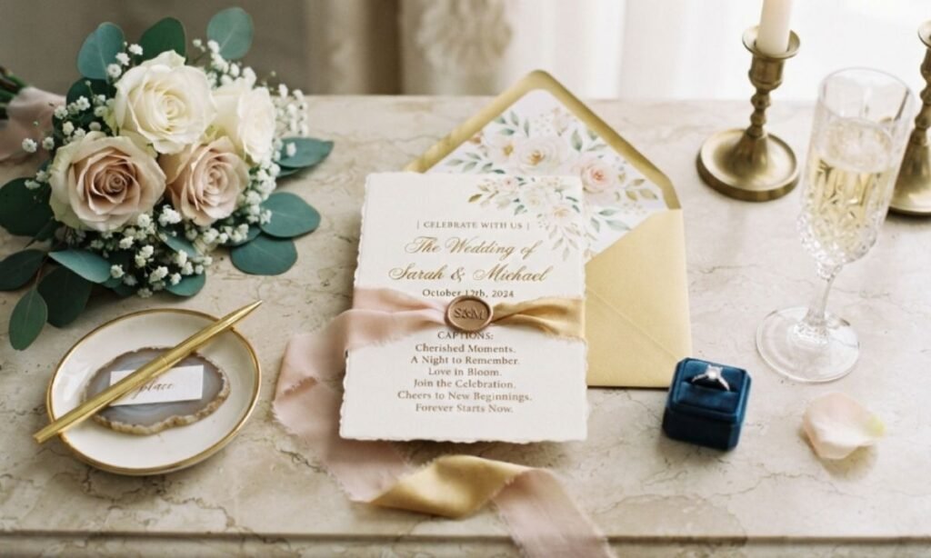 Event and Invitation Captions