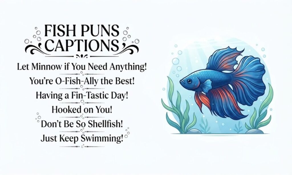 Fish Puns Captions