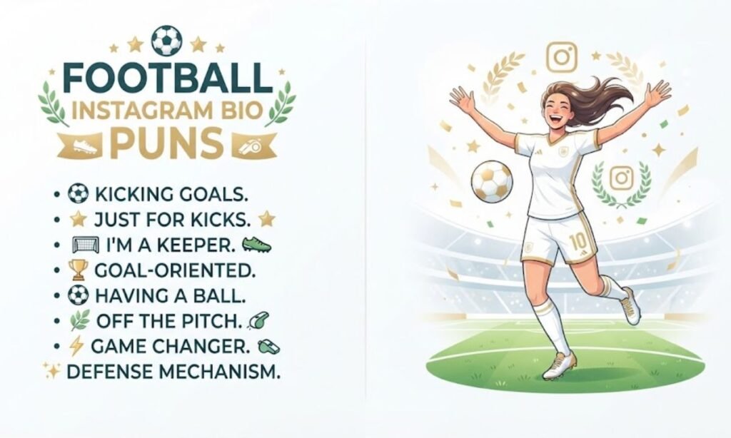 Football Instagram Bio Puns