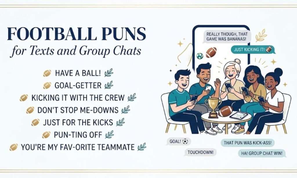 Football Puns for Texts and Group Chats