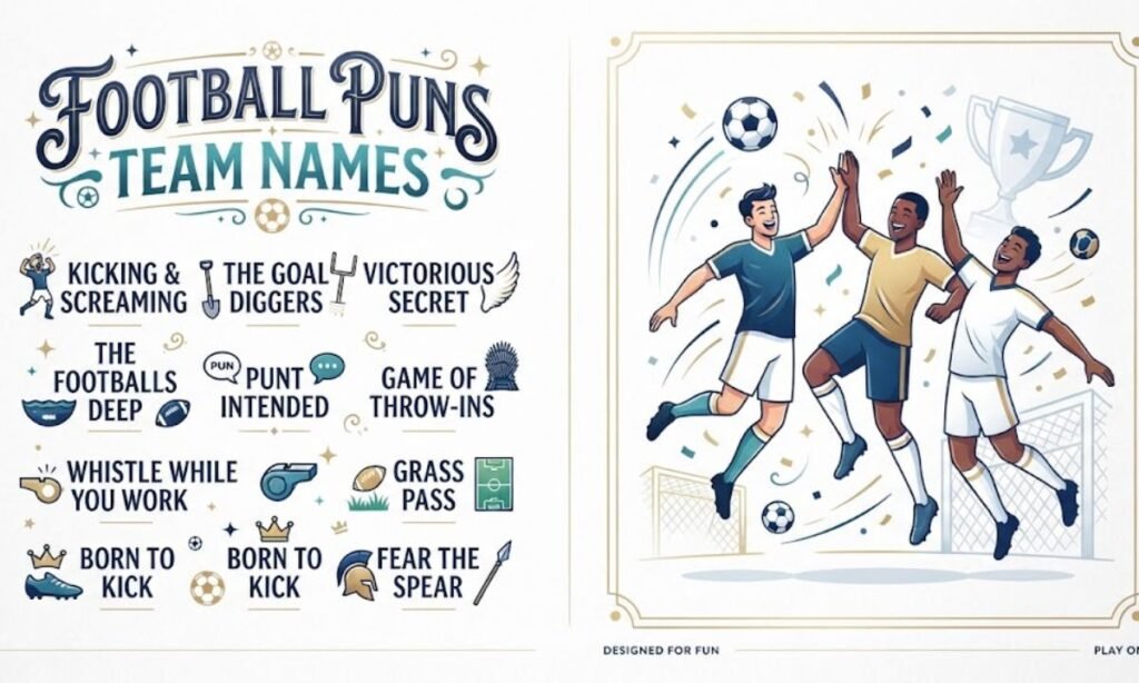 Football puns team names