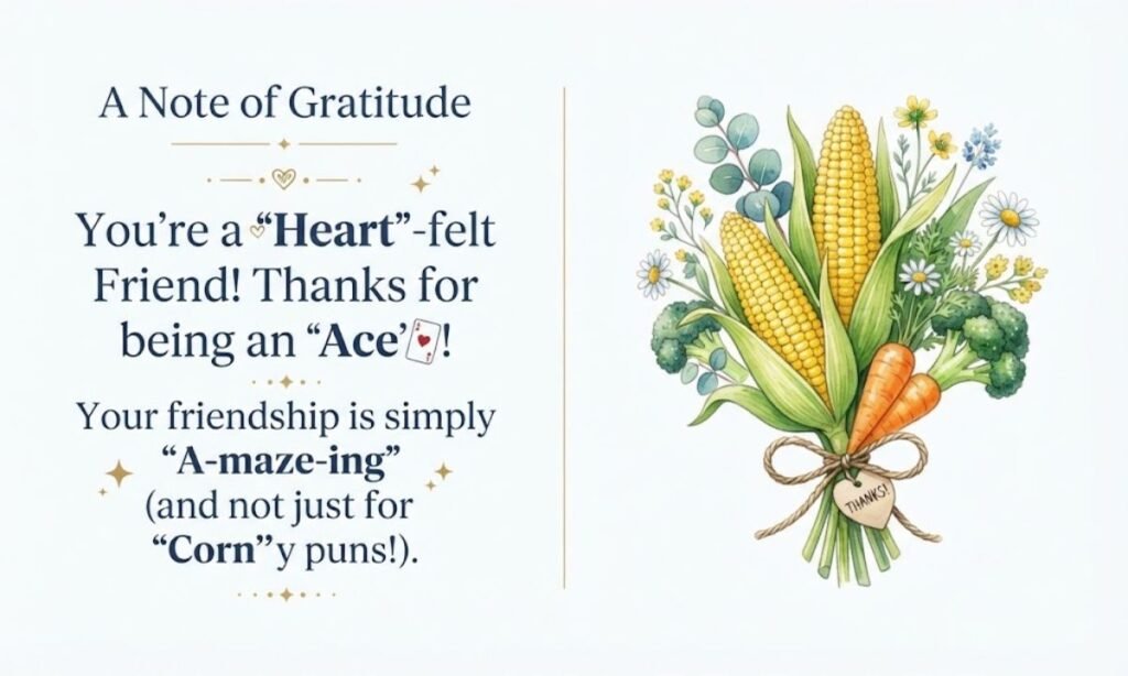 Friendship, Thank You, and Card Puns