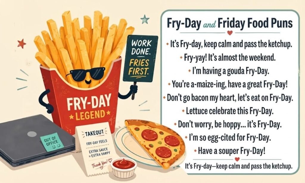 Fry Day and Friday Food Puns