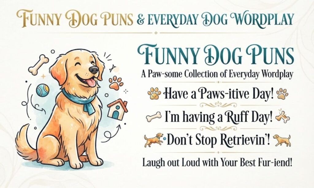Funny Dog Puns and Everyday Dog Wordplay