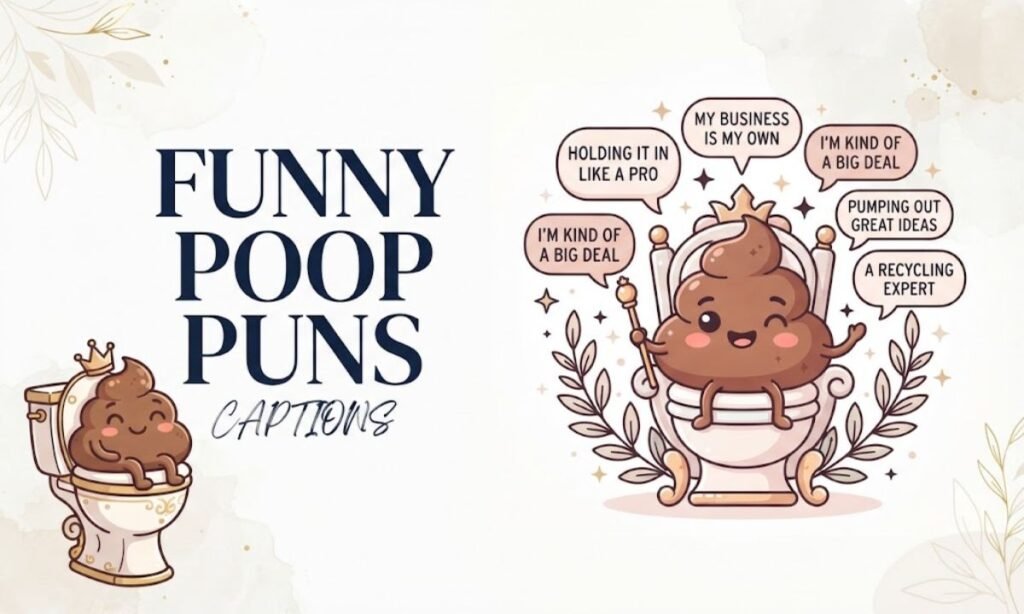 Funny Poop Puns Captions