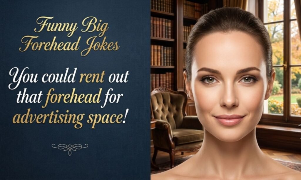 Funny big forehead jokes