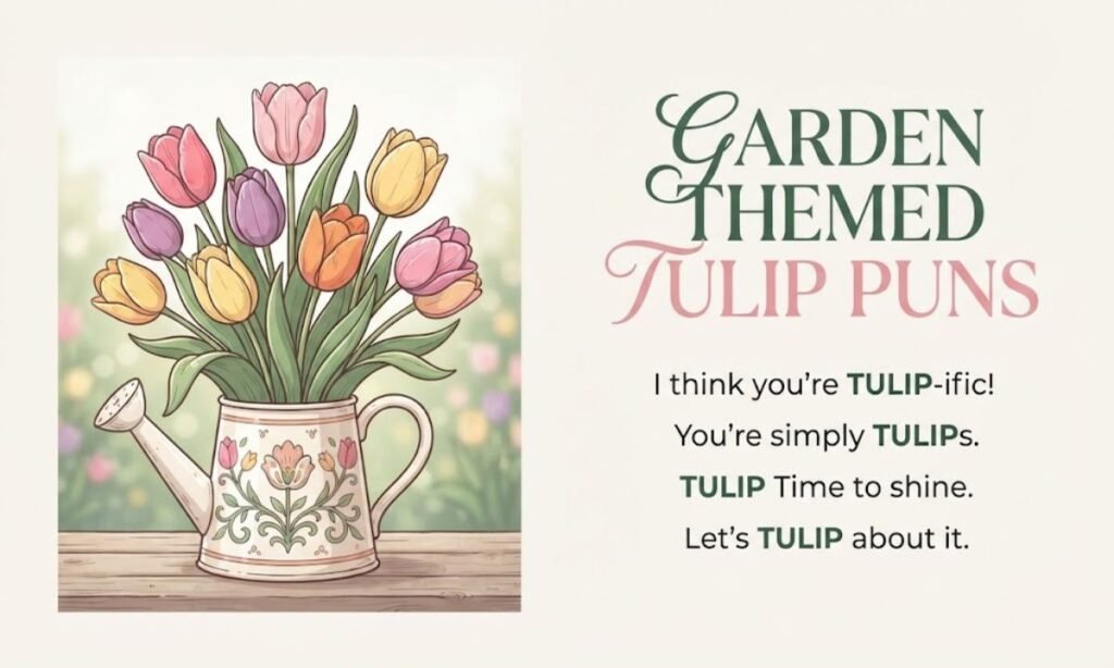 Garden Themed Tulip Puns