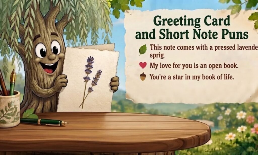 Greeting Card and Short Note Puns