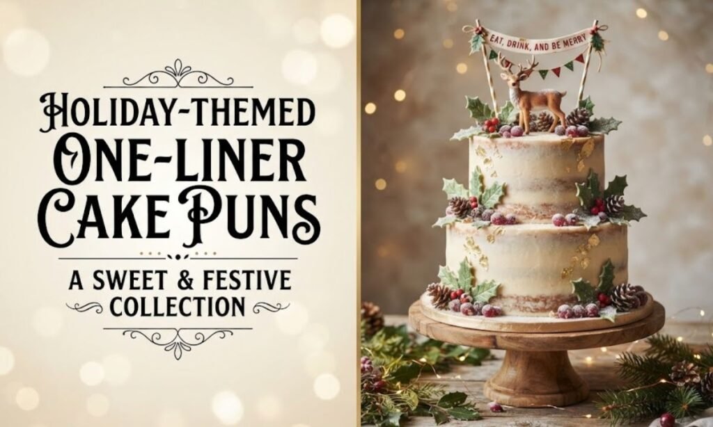 Holiday-Themed One-Liner Cake Puns