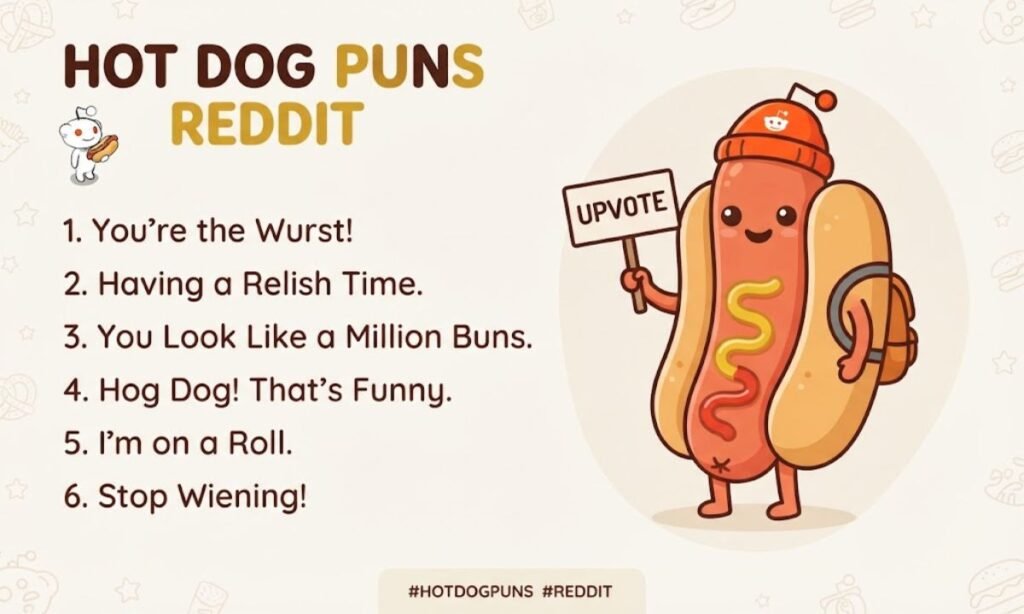 Hot dog puns reddit