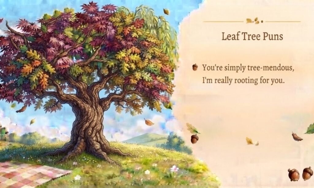 Leaf Tree Puns