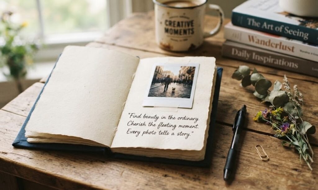 Meaningful Quotes Based on Random Click Photo Captions