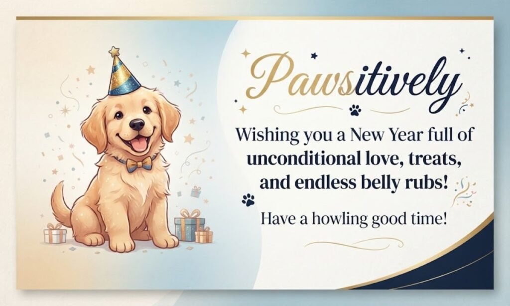 New Year Dog Puns