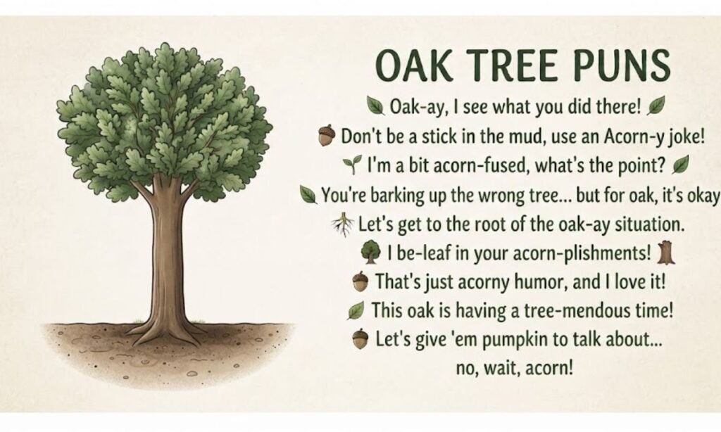 Oak Tree Puns