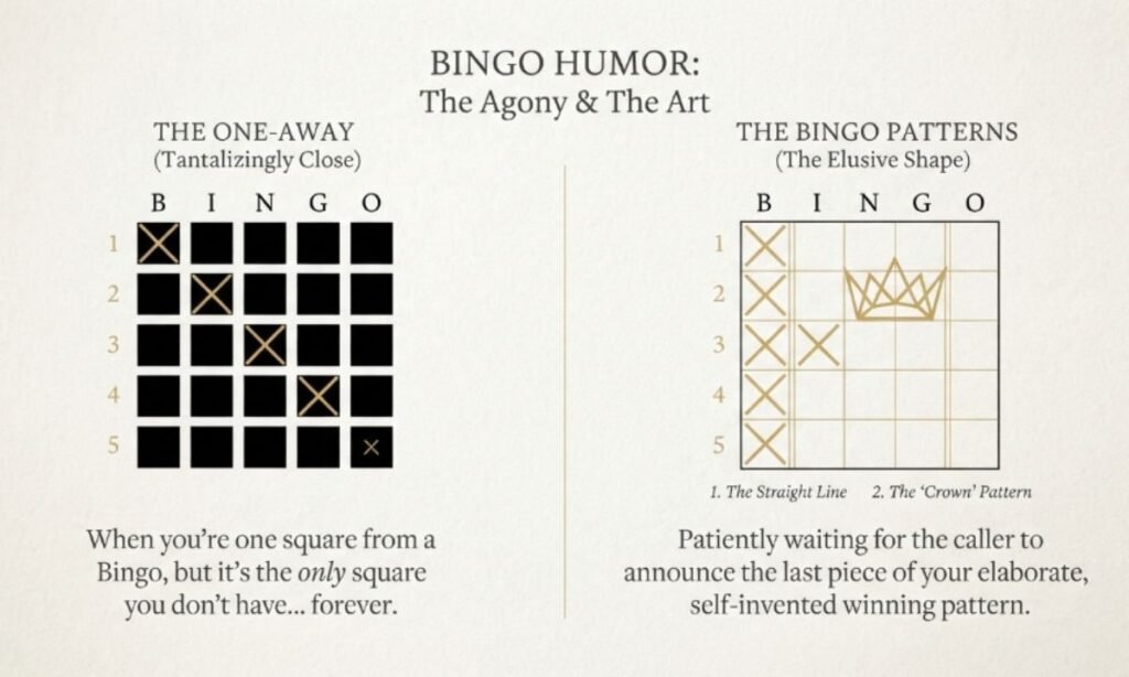 One-Away and Bingo Pattern Jokes