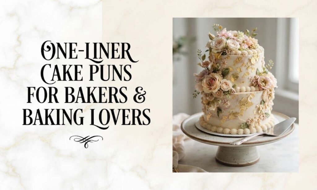 One-Liner Cake Puns for Bakers & Baking Lovers