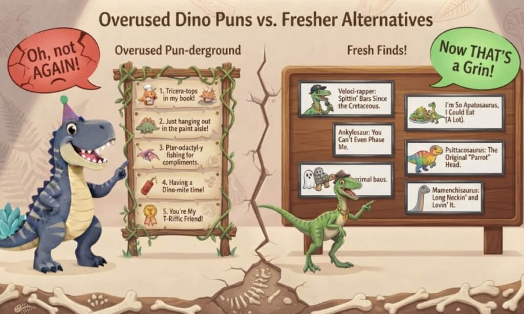 Overused Dino Puns and Fresher Alternatives