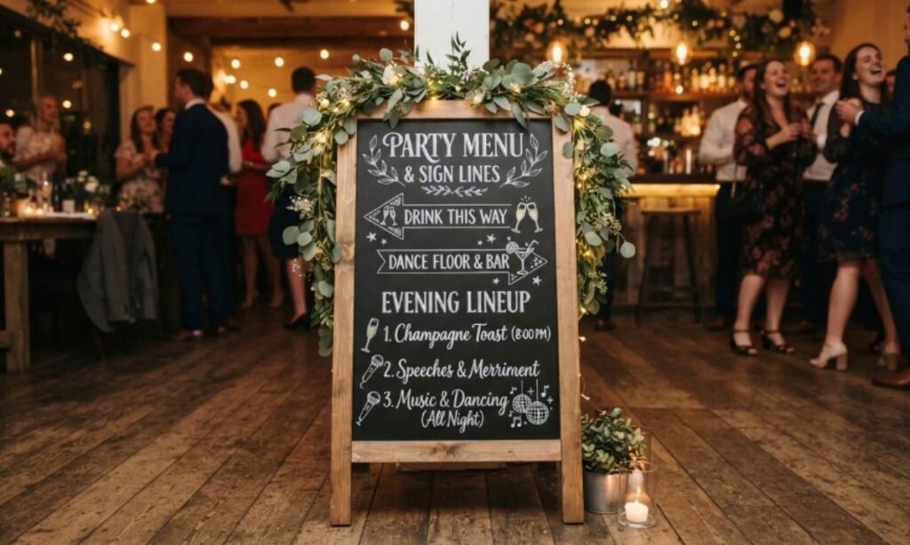 Party Sign Lines