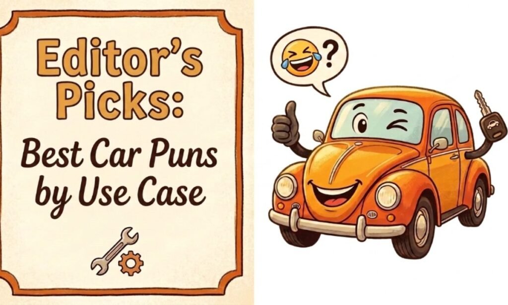 Editor's Picks Best Car Puns by Use Case