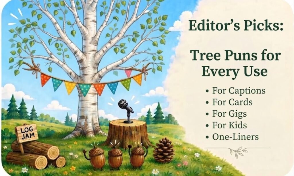 Editor's Picks Tree Puns for Every Use
