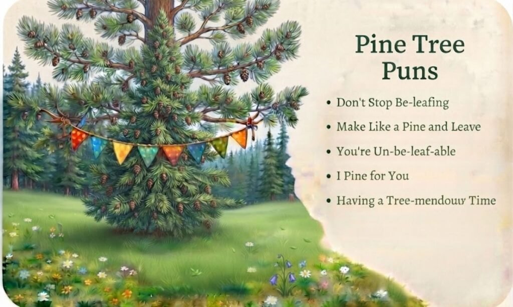Pine tree puns