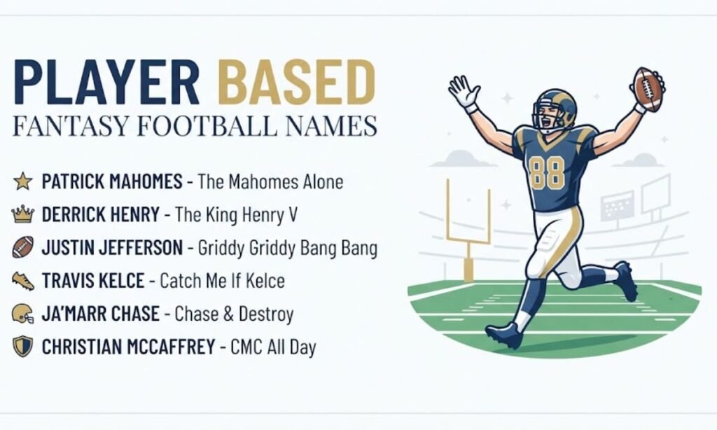 Player Based Fantasy Football Names