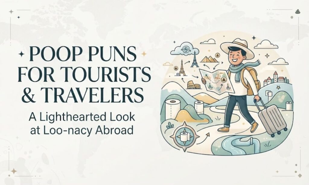 Poop Puns for Tourists and Travelers