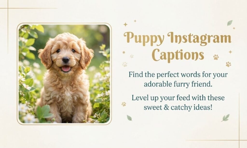 Puppy Instagram Captions