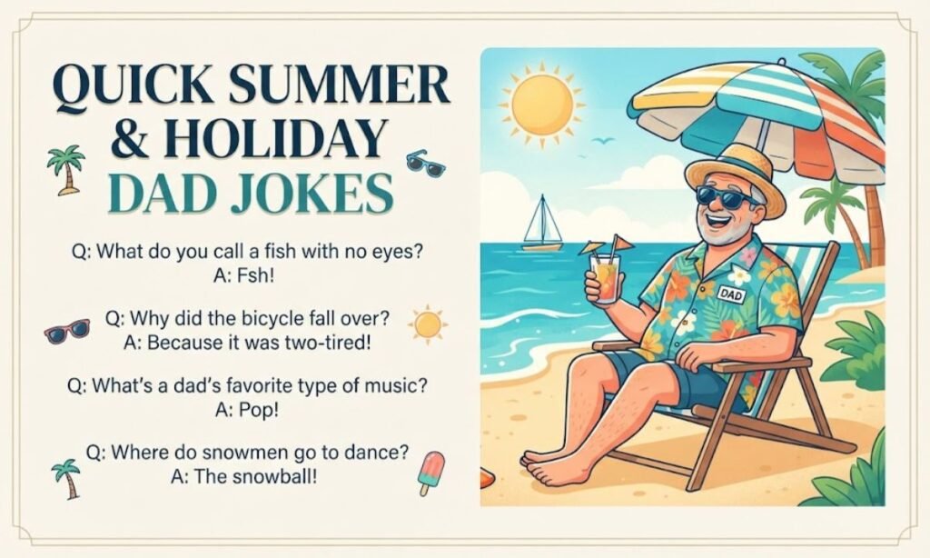 Quick Summer and Holiday Dad Jokes