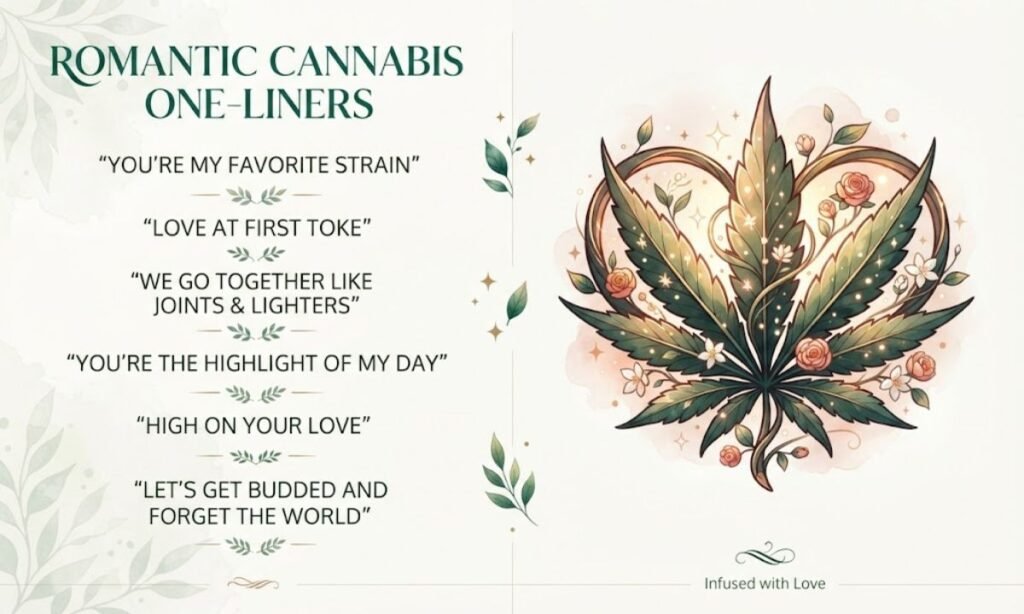 Romantic Cannabis One-Liners