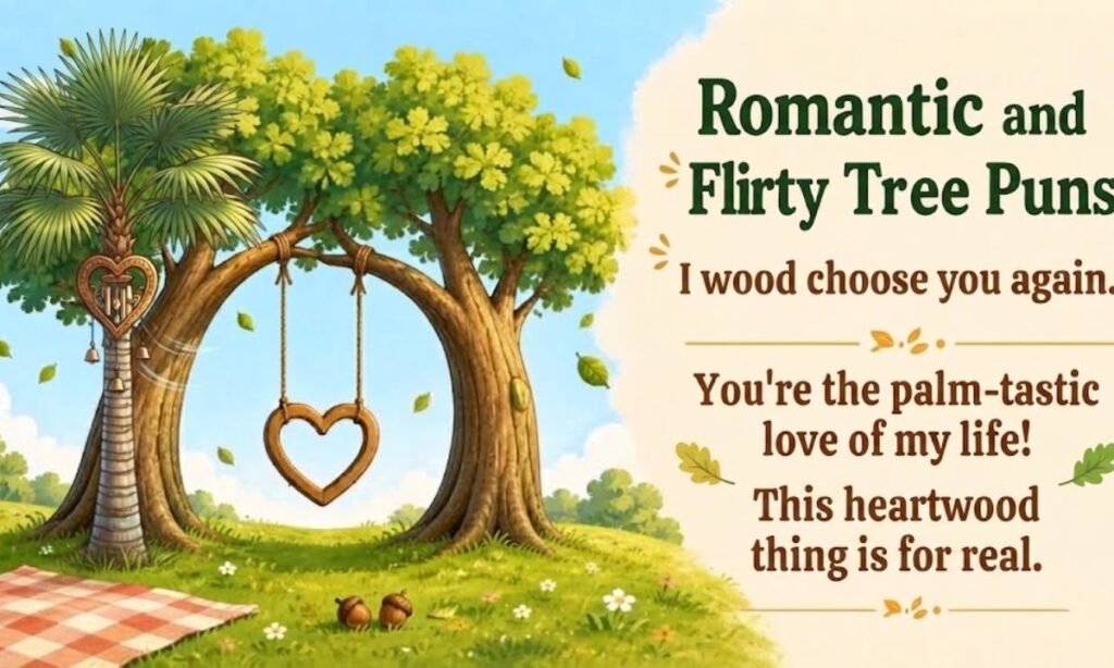 Romantic and Flirty Tree Puns