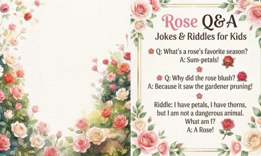 Rose Q&A Jokes and Riddles for Kids