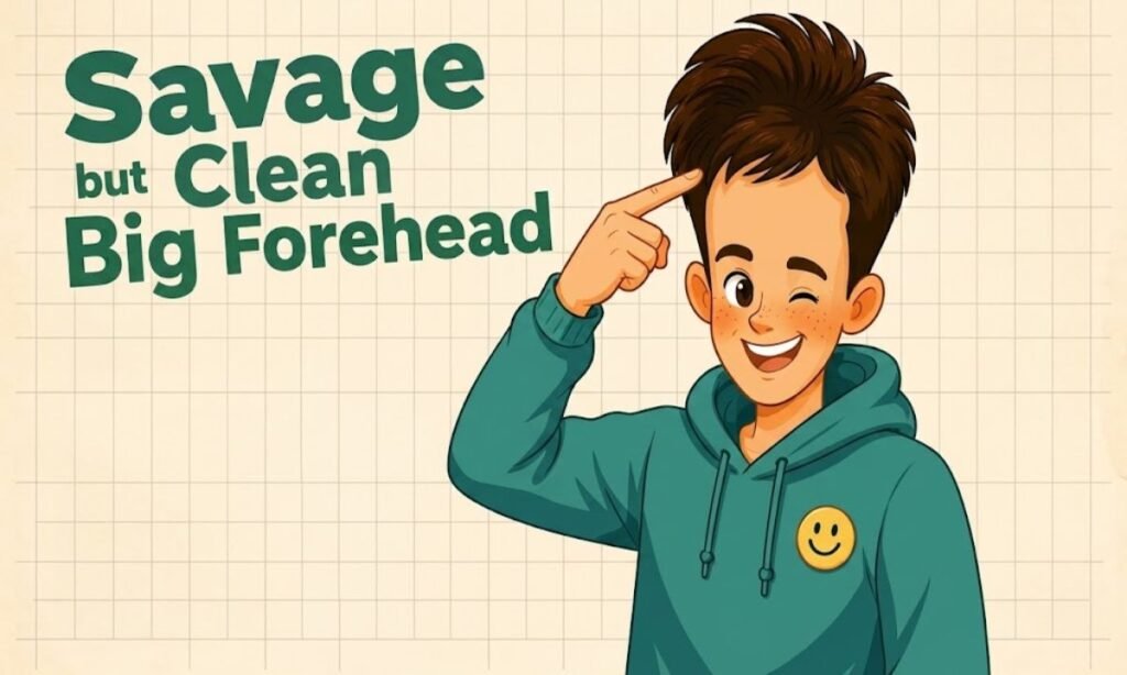 Savage but Clean Big Forehead Roast Jokes