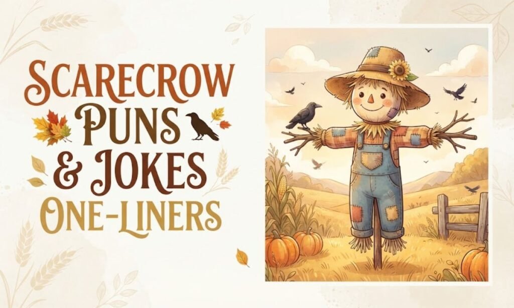 Scarecrow puns and jokes one liner