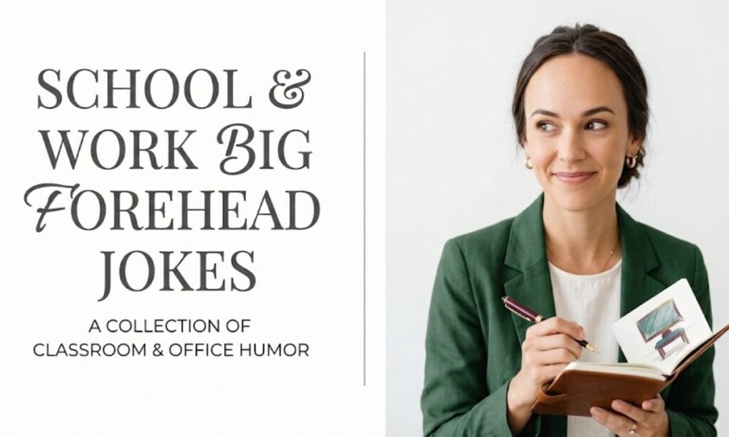 School and Work Big Forehead Jokes