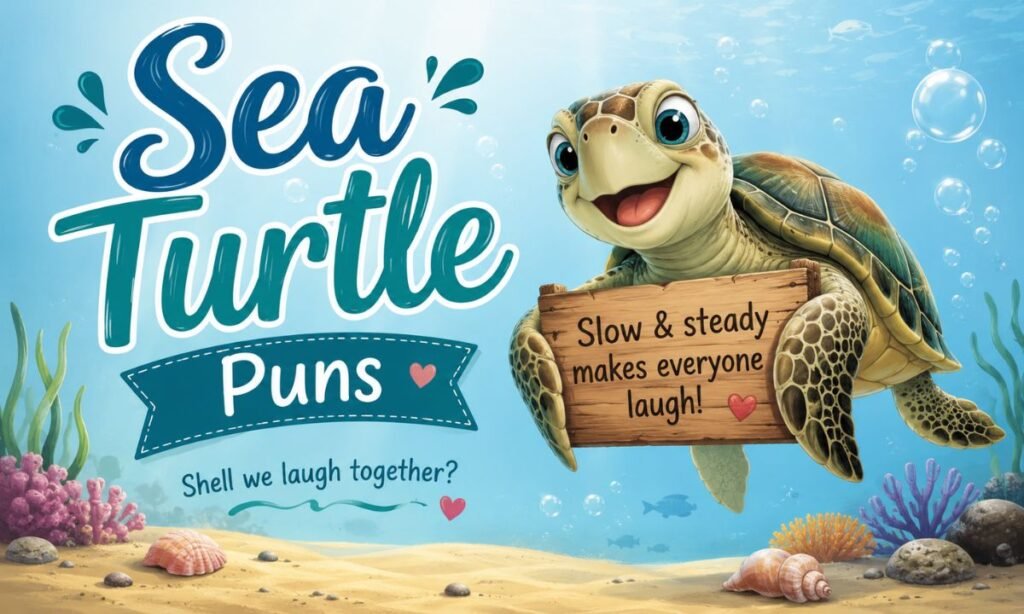 Sea Turtle Puns